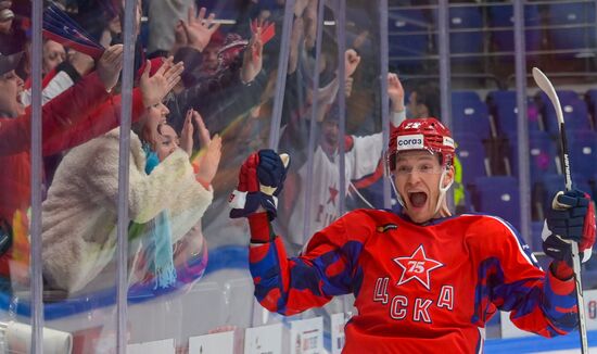 Russia Ice Hockey Kontinental League CSKA - Lokomotiv