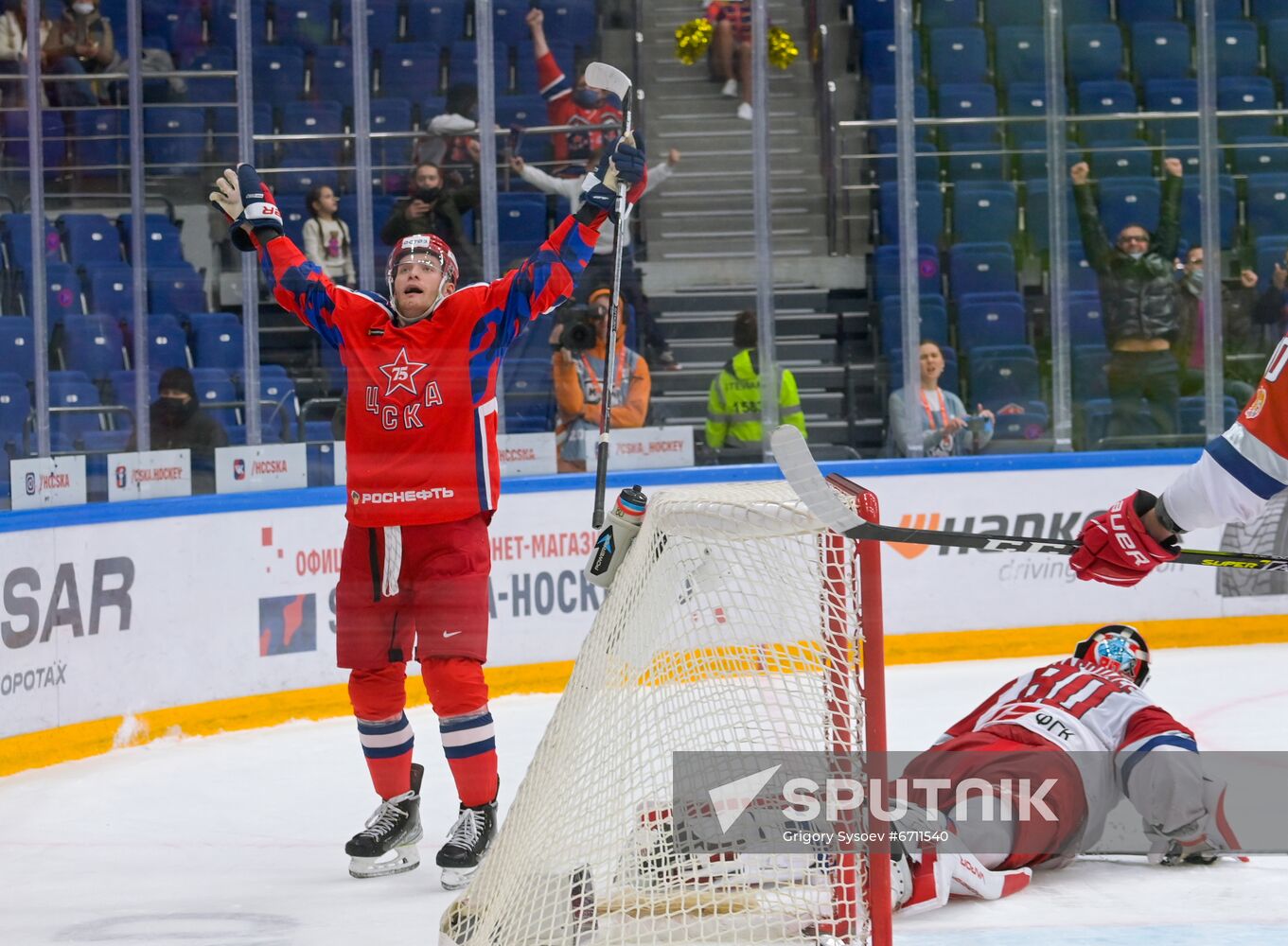 Russia Ice Hockey Kontinental League CSKA - Lokomotiv