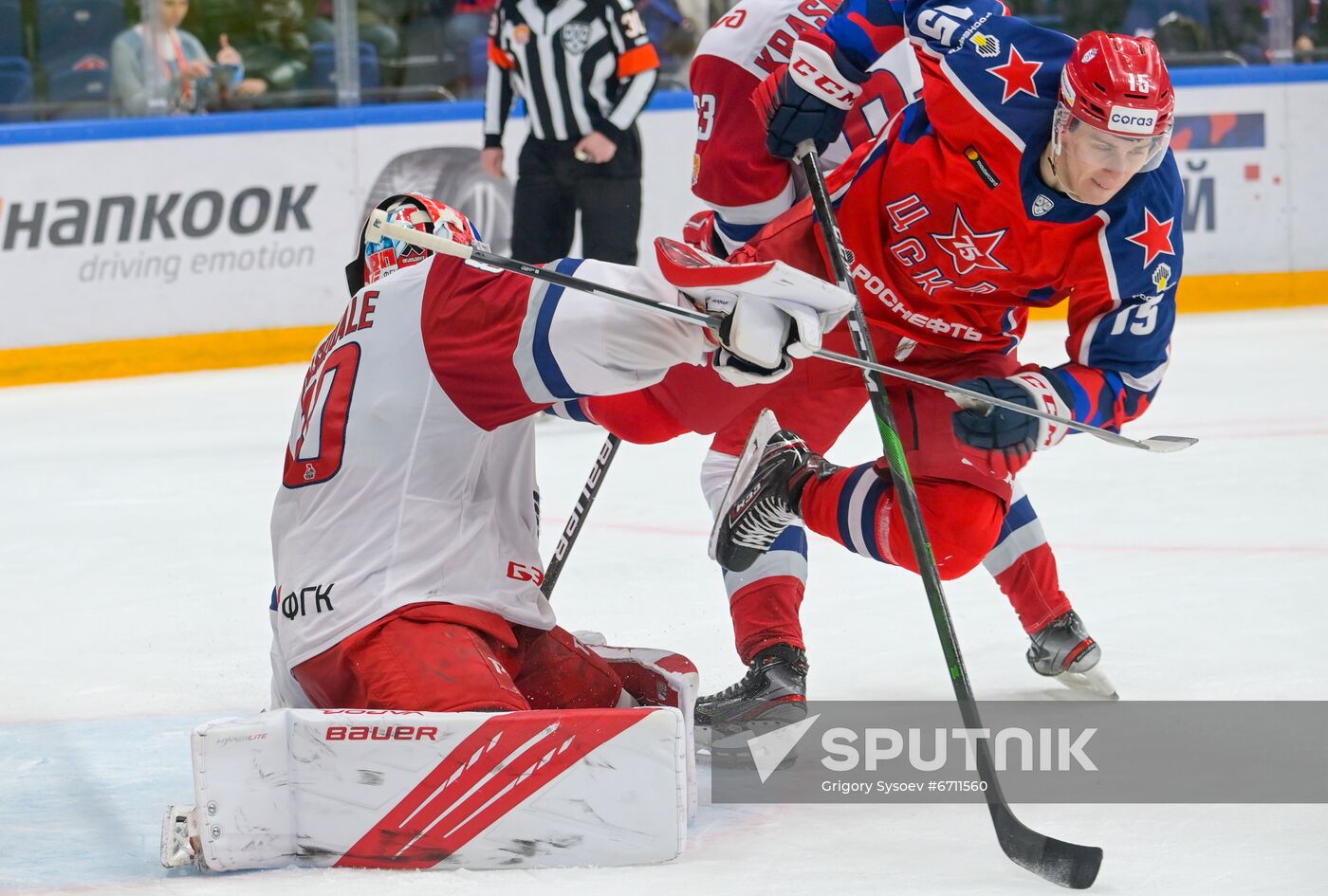 Russia Ice Hockey Kontinental League CSKA - Lokomotiv