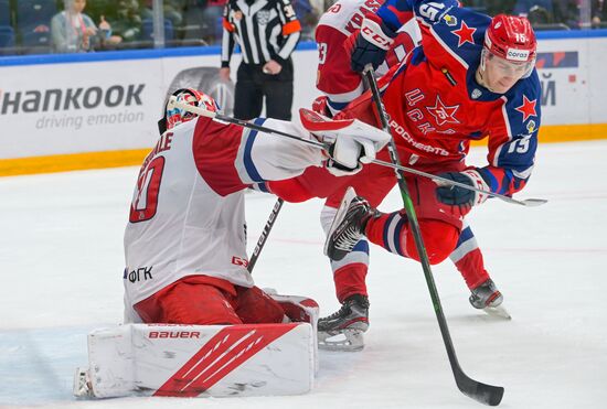 Russia Ice Hockey Kontinental League CSKA - Lokomotiv