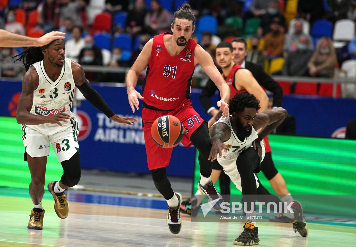 Russia Basketball Euroleague CSKA - Panathinaikos