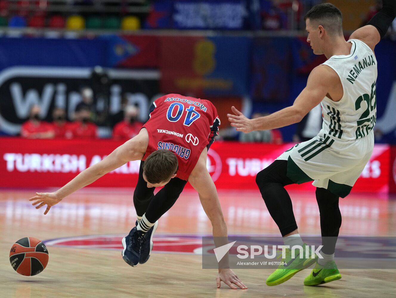 Russia Basketball Euroleague CSKA - Panathinaikos