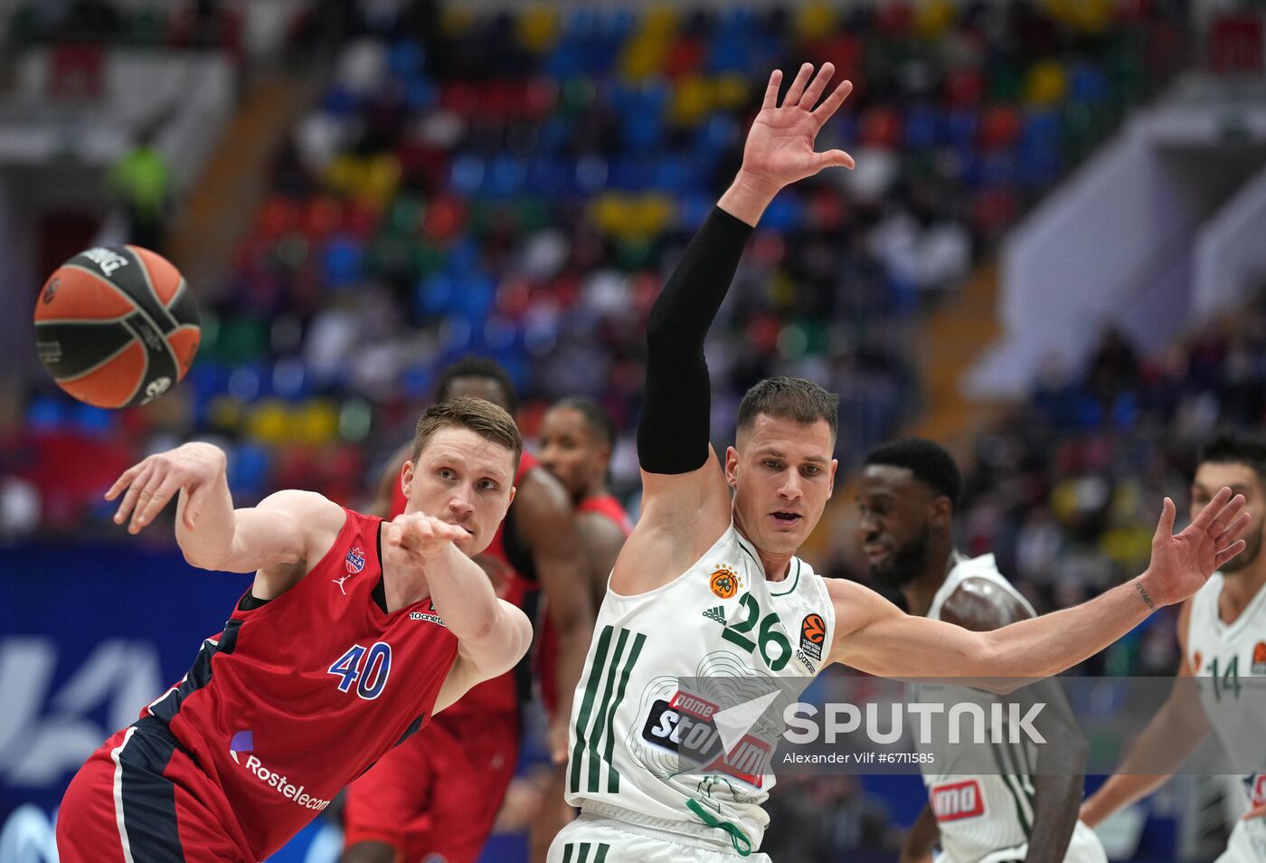 Russia Basketball Euroleague CSKA - Panathinaikos