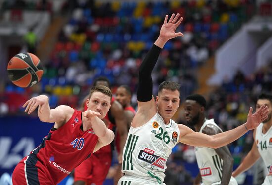 Russia Basketball Euroleague CSKA - Panathinaikos