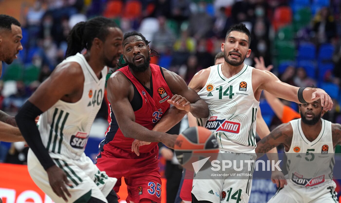 Russia Basketball Euroleague CSKA - Panathinaikos