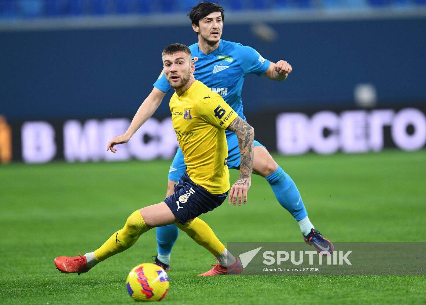 Russia Soccer Premier-League Zenit - Rostov