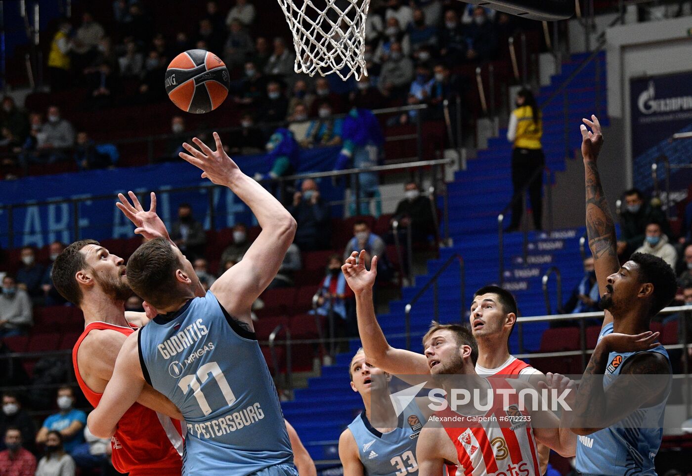 Russia Basketball Euroleague Zenit - Crvena Zvezda