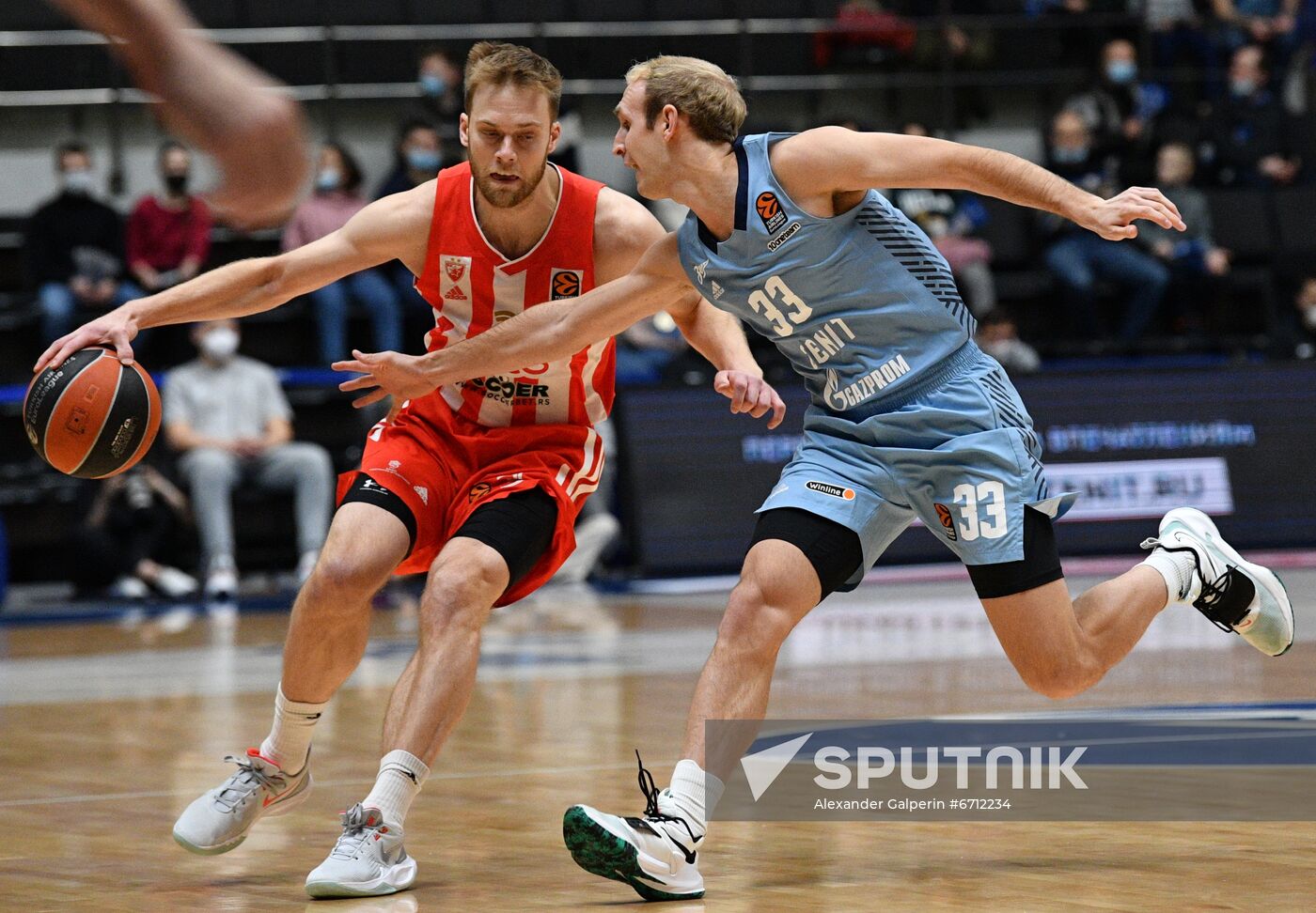 Russia Basketball Euroleague Zenit - Crvena Zvezda