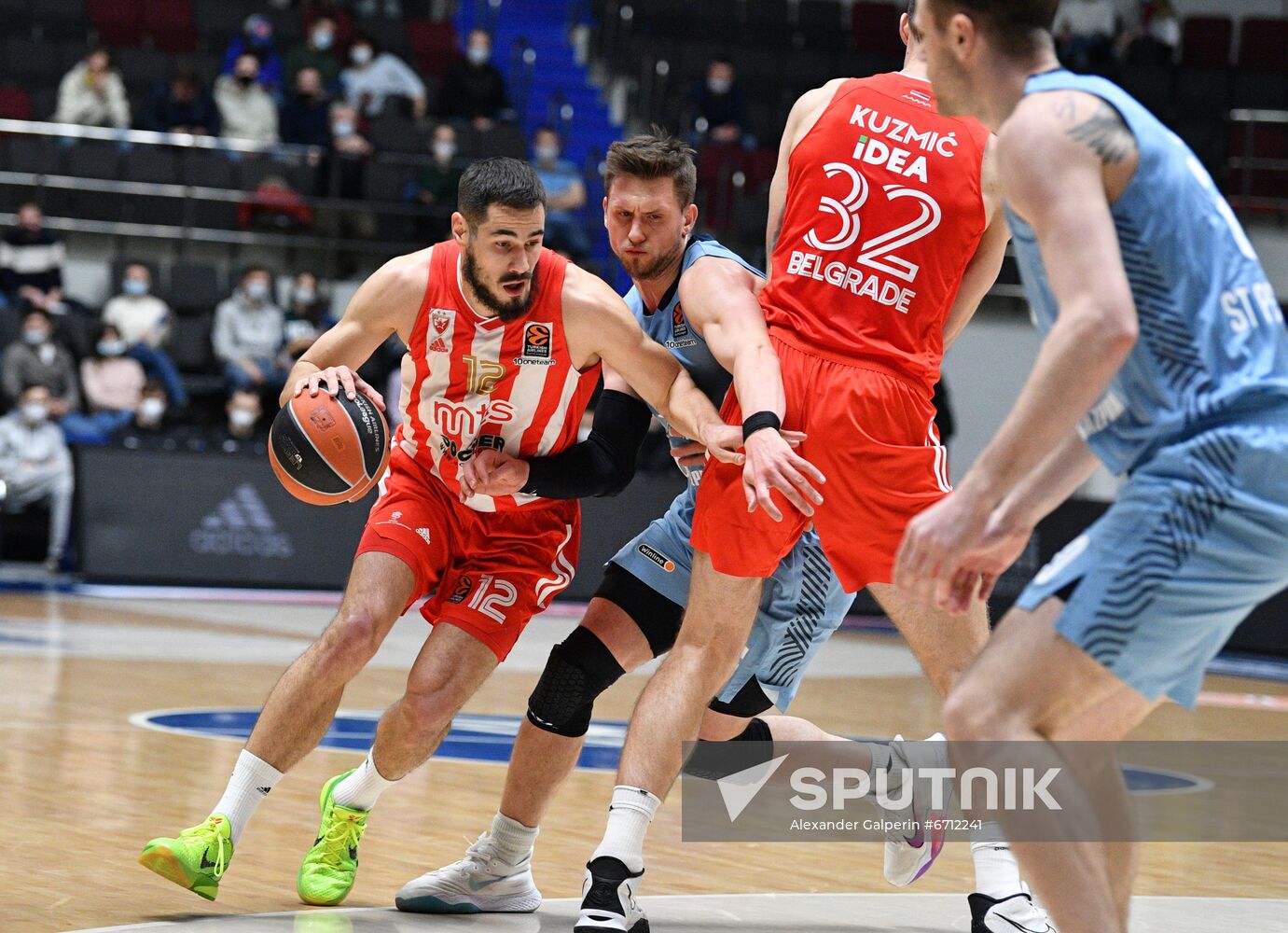 Russia Basketball Euroleague Zenit - Crvena Zvezda