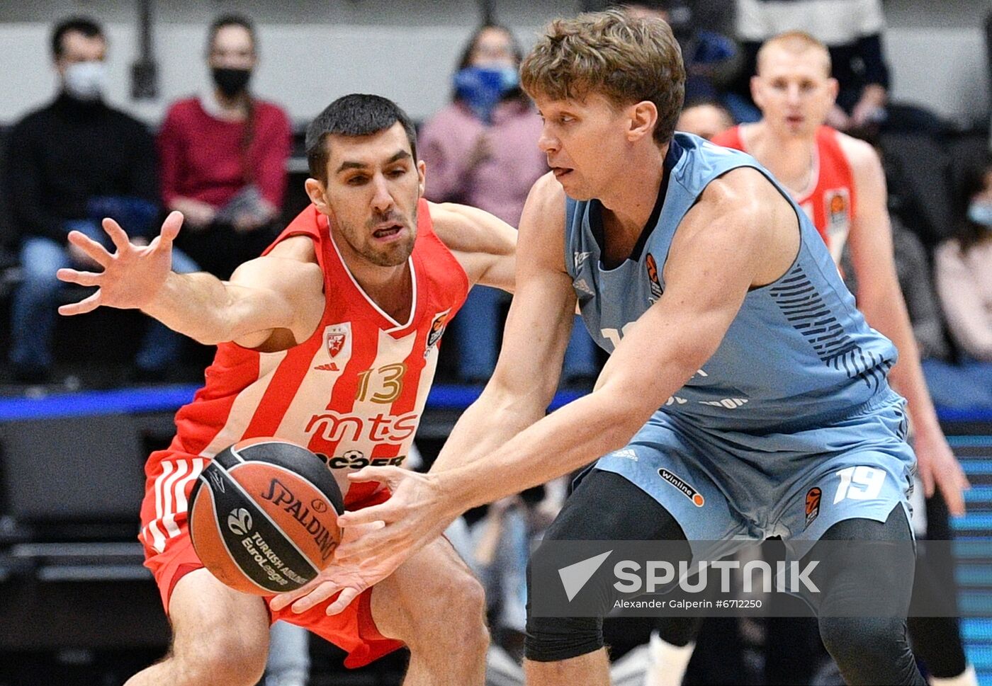 Russia Basketball Euroleague Zenit - Crvena Zvezda
