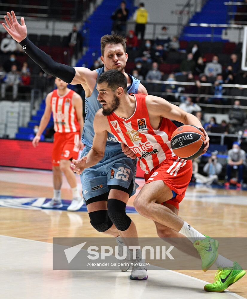 Russia Basketball Euroleague Zenit - Crvena Zvezda