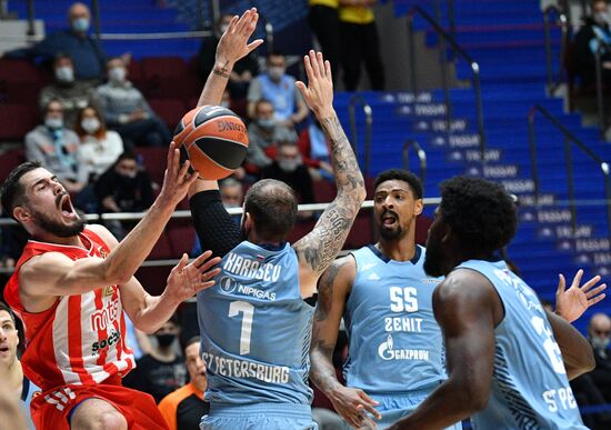 Russia Basketball Euroleague Zenit - Crvena Zvezda