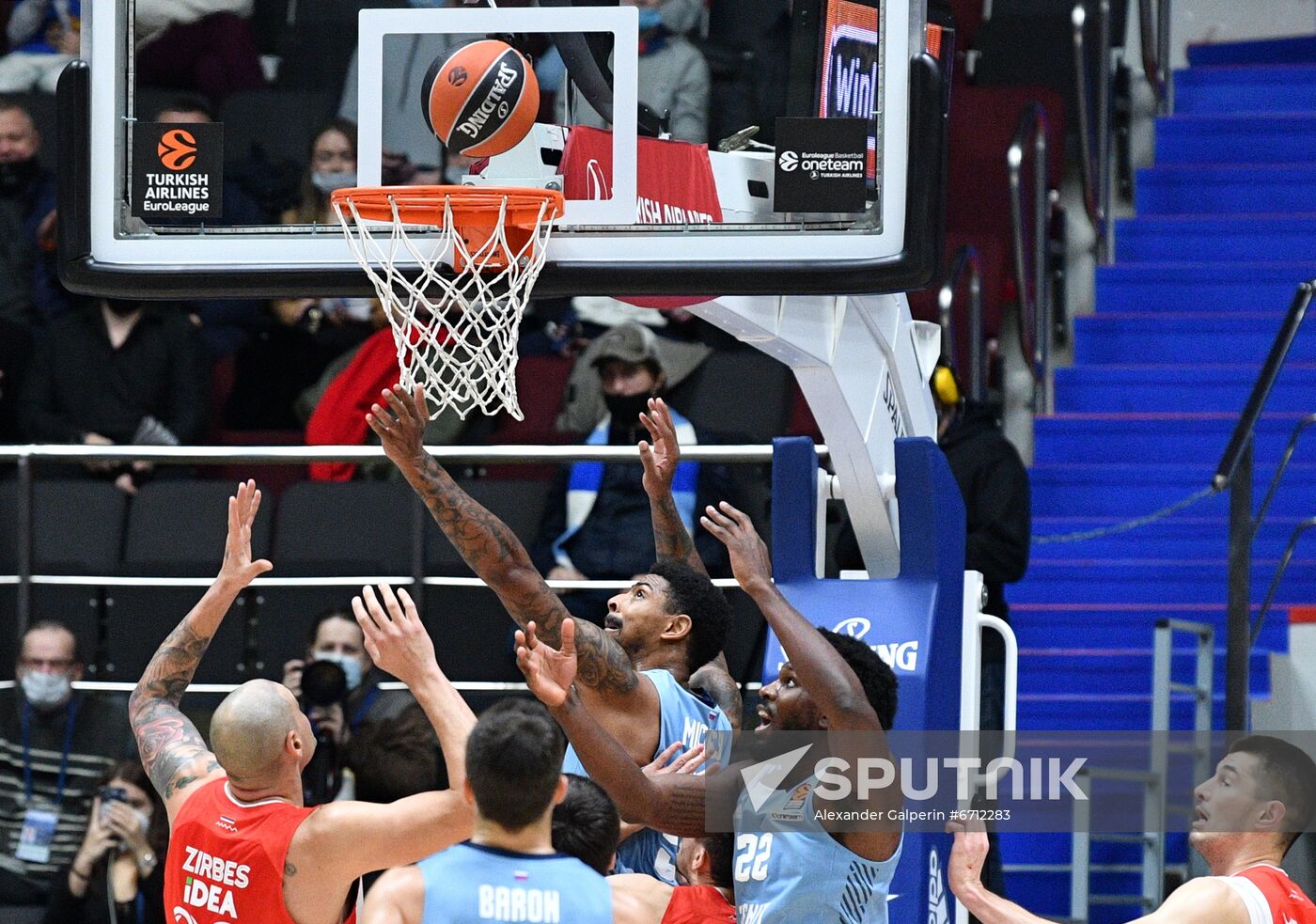 Russia Basketball Euroleague Zenit - Crvena Zvezda