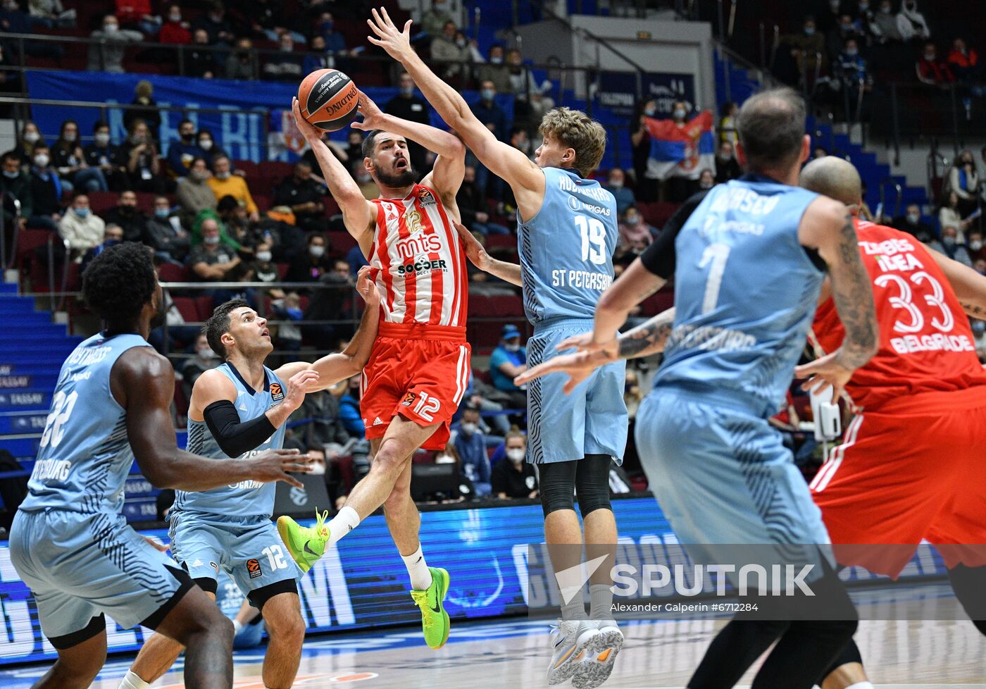 Russia Basketball Euroleague Zenit - Crvena Zvezda