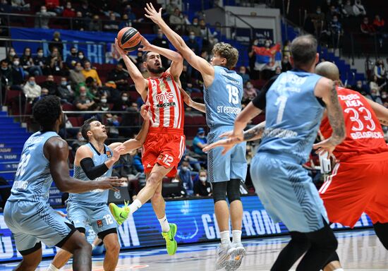 Russia Basketball Euroleague Zenit - Crvena Zvezda