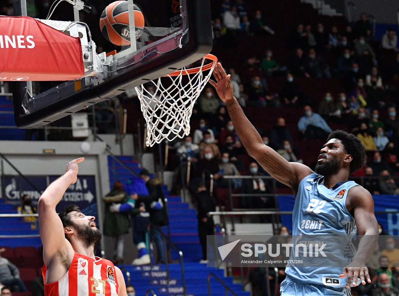 Russia Basketball Euroleague Zenit - Crvena Zvezda