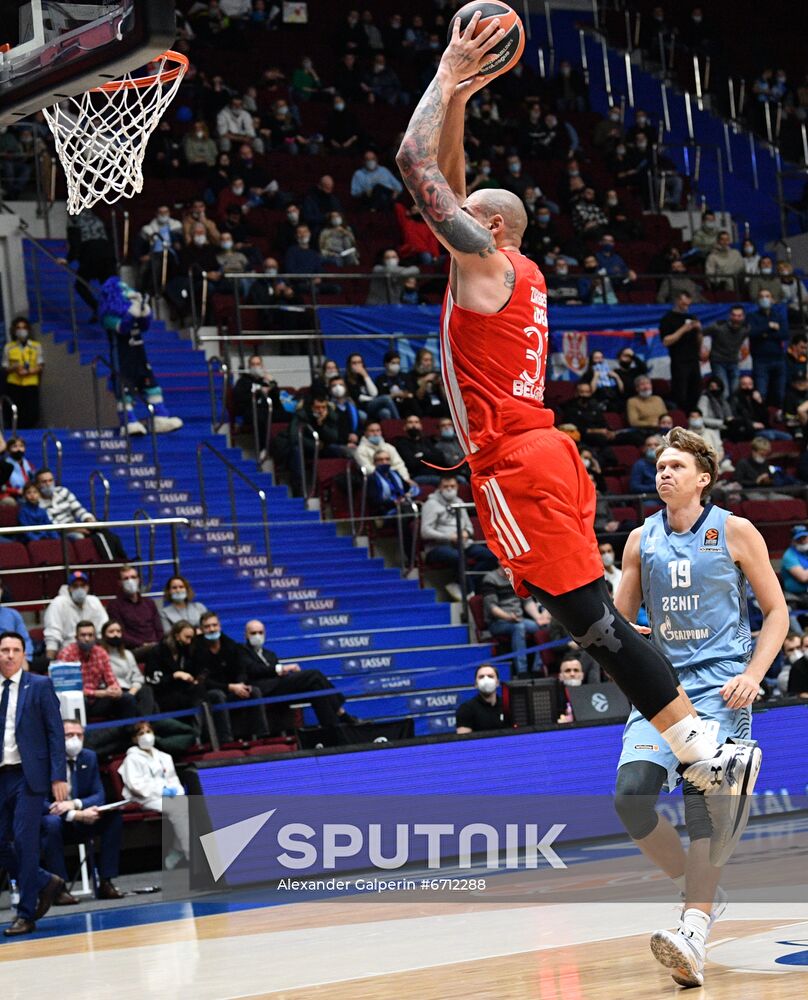 Russia Basketball Euroleague Zenit - Crvena Zvezda