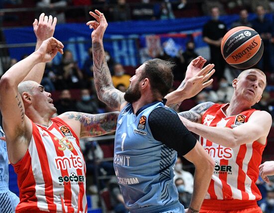 Russia Basketball Euroleague Zenit - Crvena Zvezda