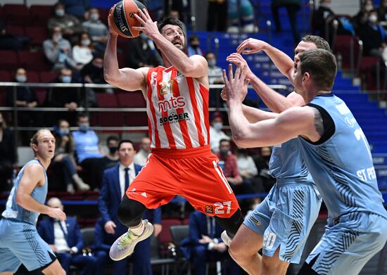 Russia Basketball Euroleague Zenit - Crvena Zvezda