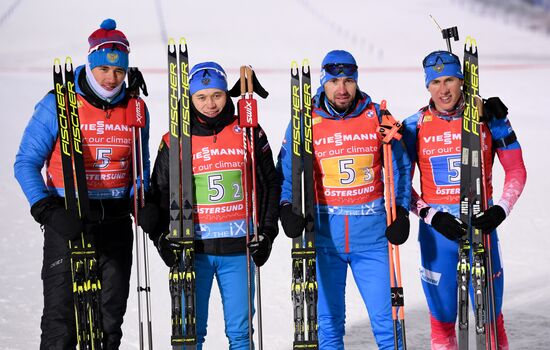 Sweden Biathlon World Cup Men