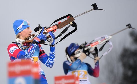 Sweden Biathlon World Cup Women