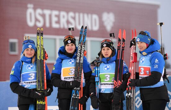 Sweden Biathlon World Cup Women