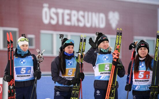 Sweden Biathlon World Cup Women