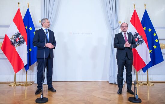 Austria New Chancellor Swearing-In 