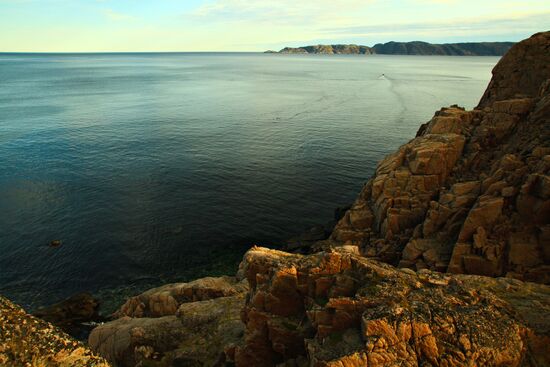 Barents Sea shore near Teriberka