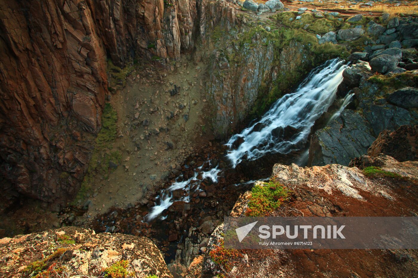 Waterfall near Teriberka