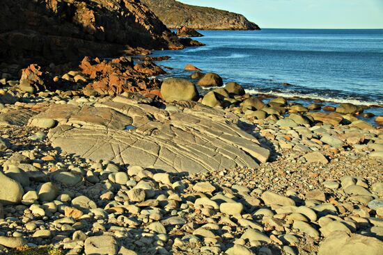 Barents Sea shore near Teriberka