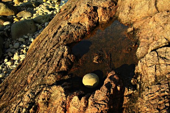 Dragon Eggs Beach at Barents Sea