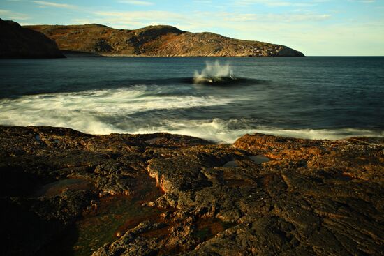 Shore of Barents Sea near Teriberka