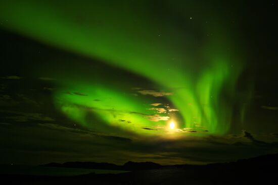 Northern lights near Teriberka