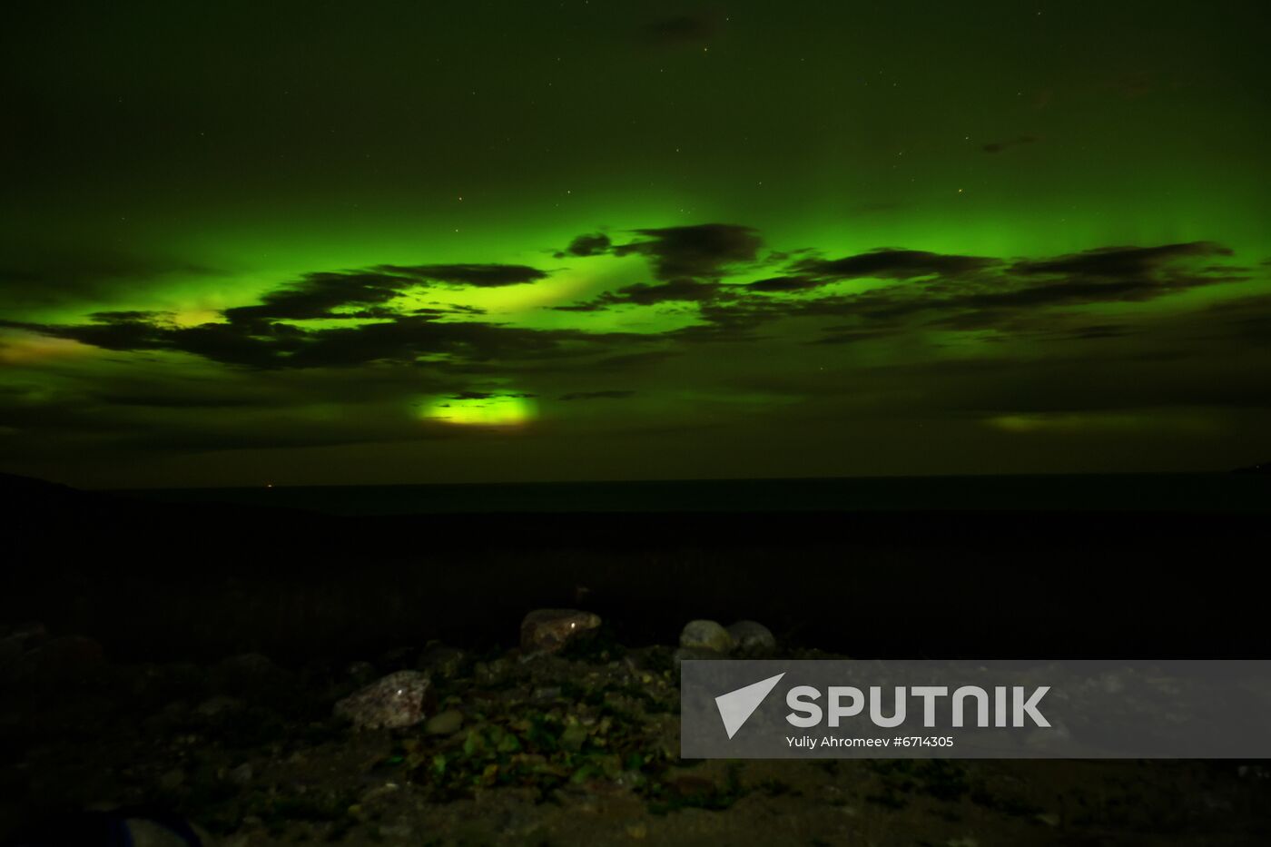 Northern lights near Teriberka