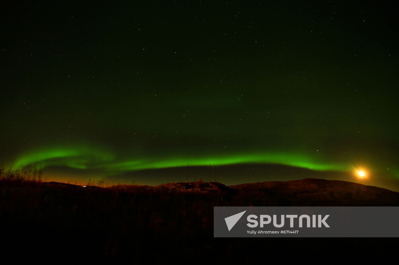 Northern lights near Teriberka