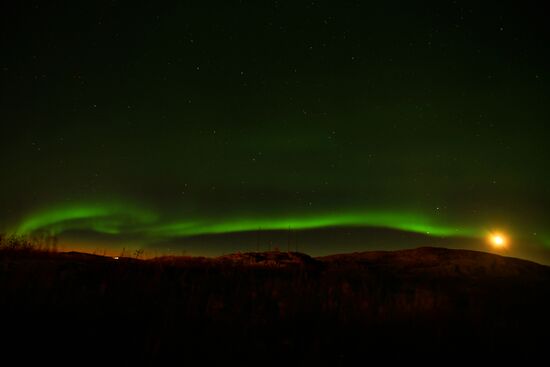 Northern lights near Teriberka