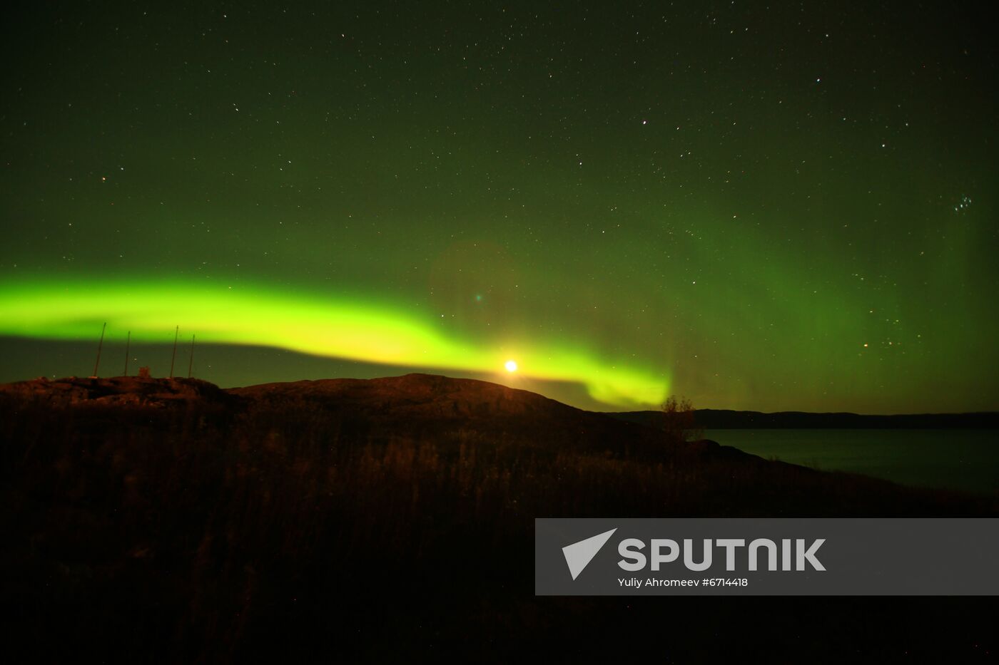 Northern lights near Teriberka