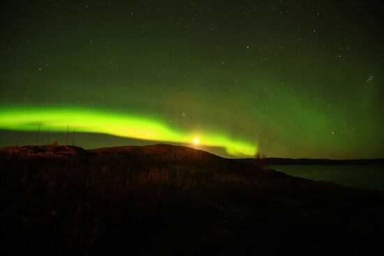 Northern lights near Teriberka