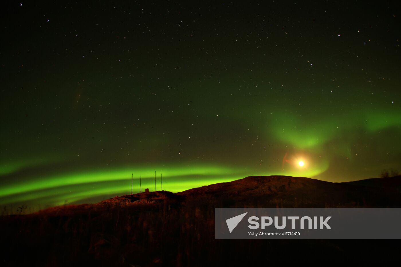 Northern lights near Teriberka