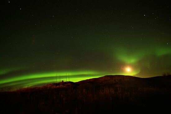 Northern lights near Teriberka