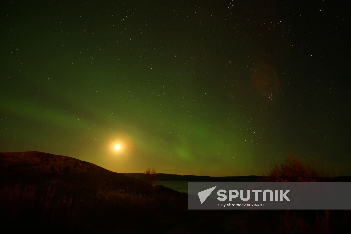Northern lights near Teriberka