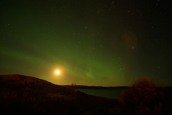 Northern lights near Teriberka