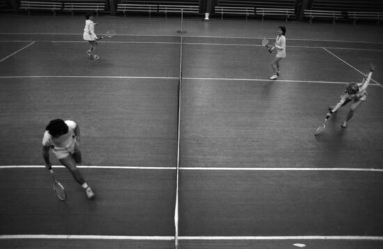 Tennis court in Krasnoyarsk
