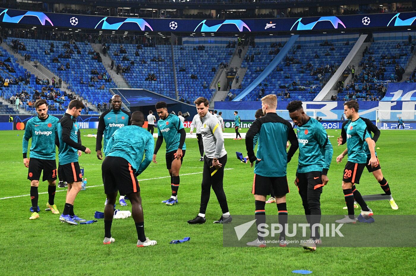 Russia Soccer Champions League Zenit - Chelsea