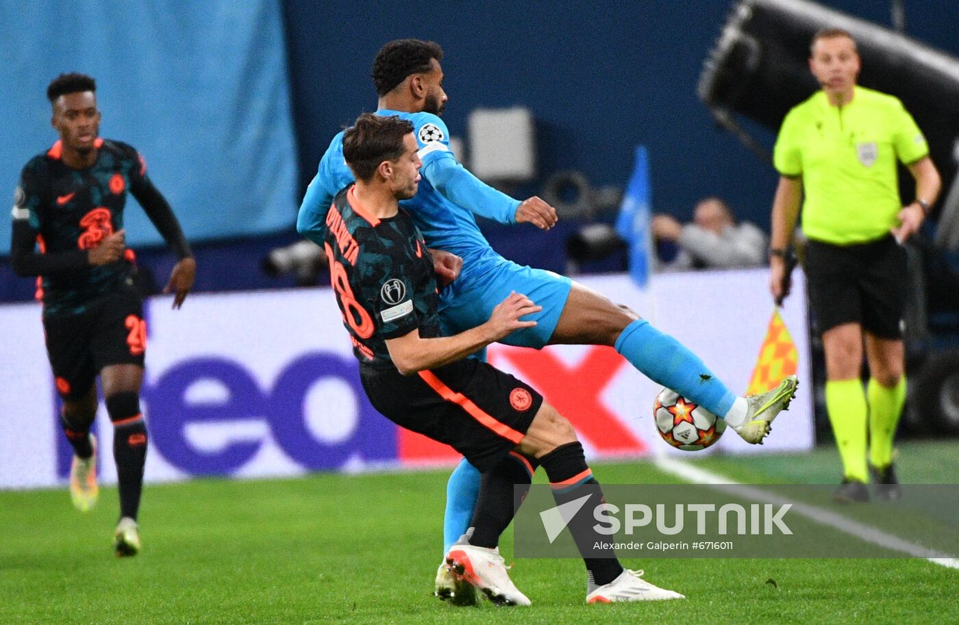 Russia Soccer Champions League Zenit - Chelsea