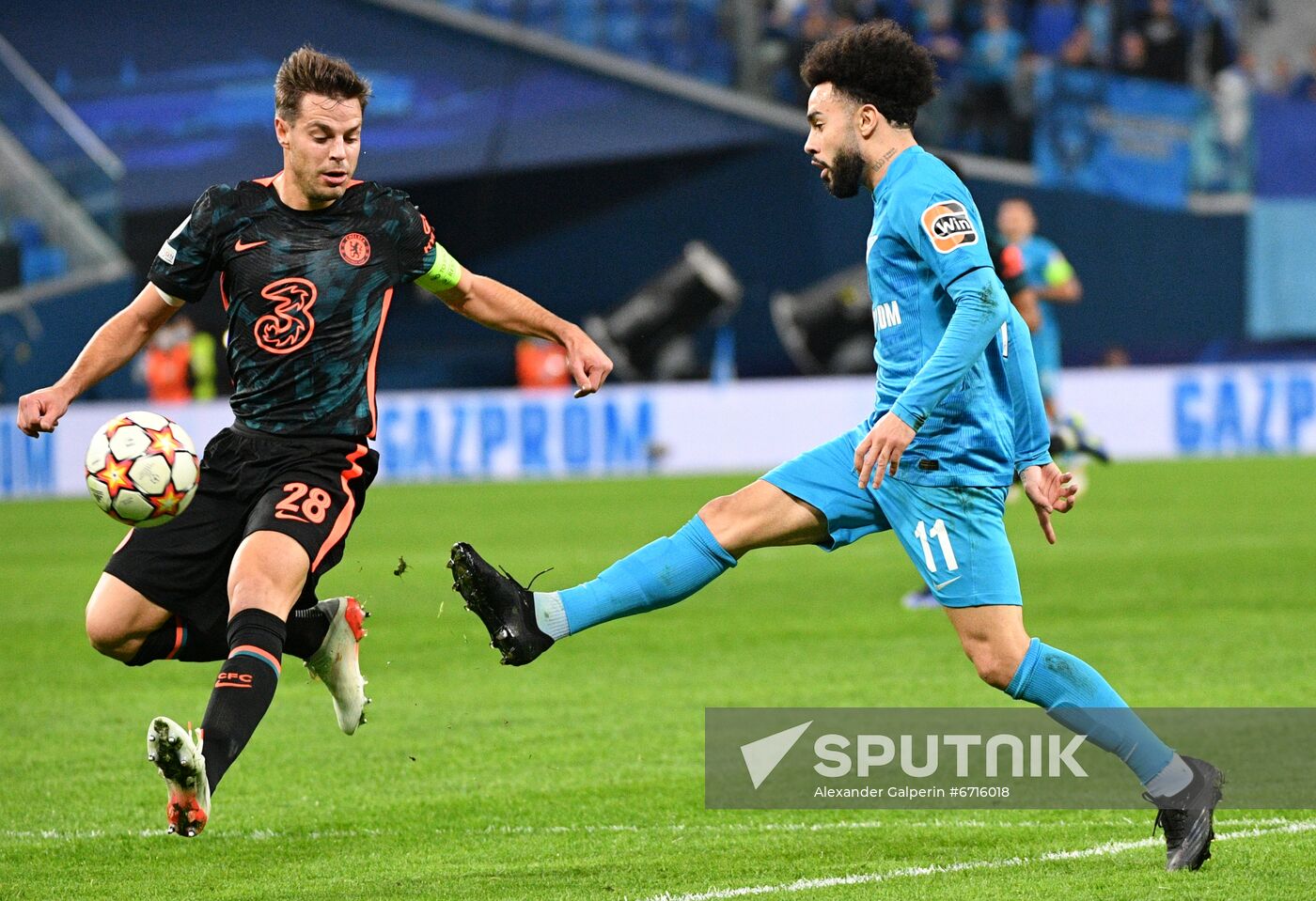 Russia Soccer Champions League Zenit - Chelsea