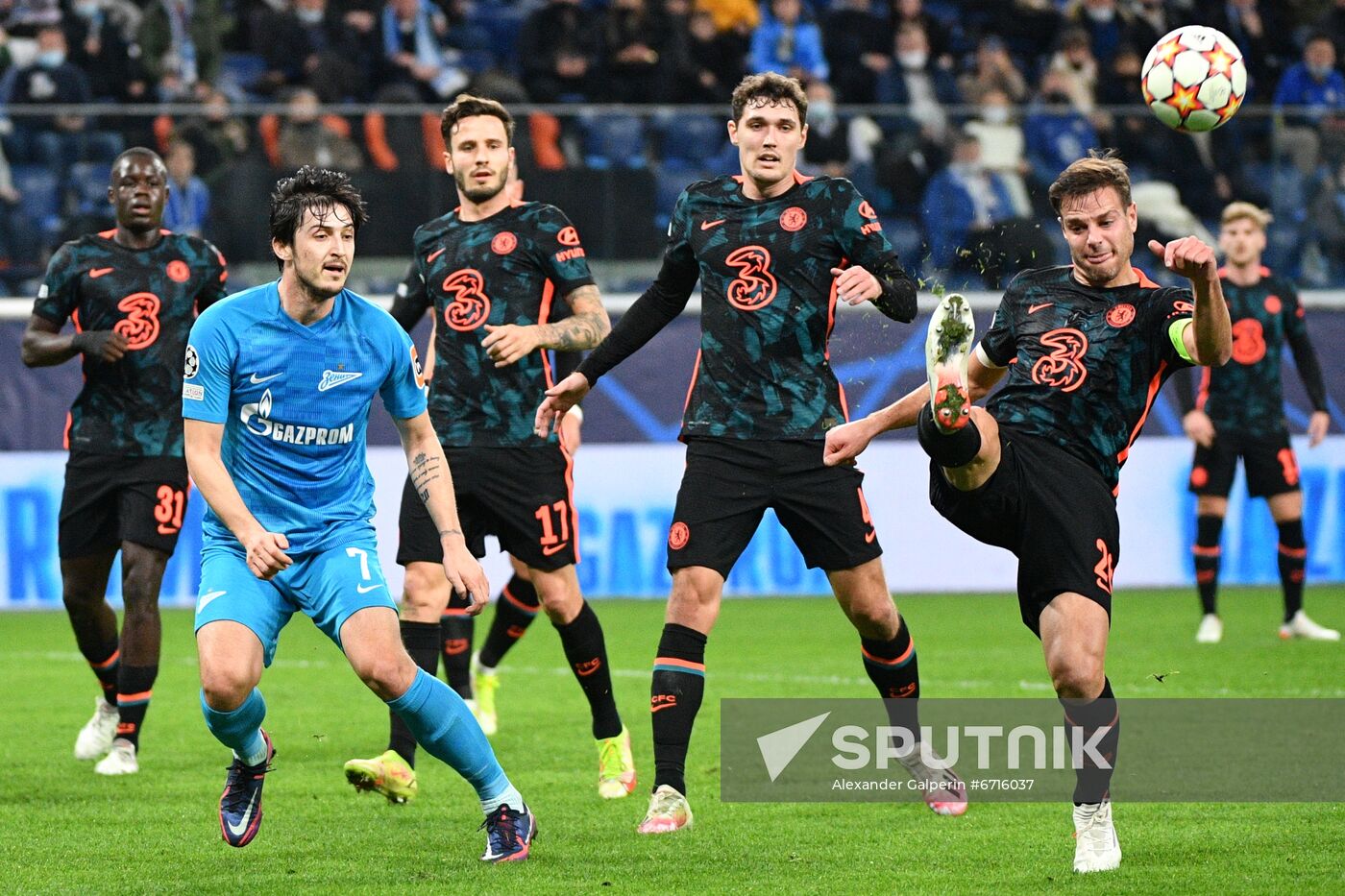 Russia Soccer Champions League Zenit - Chelsea