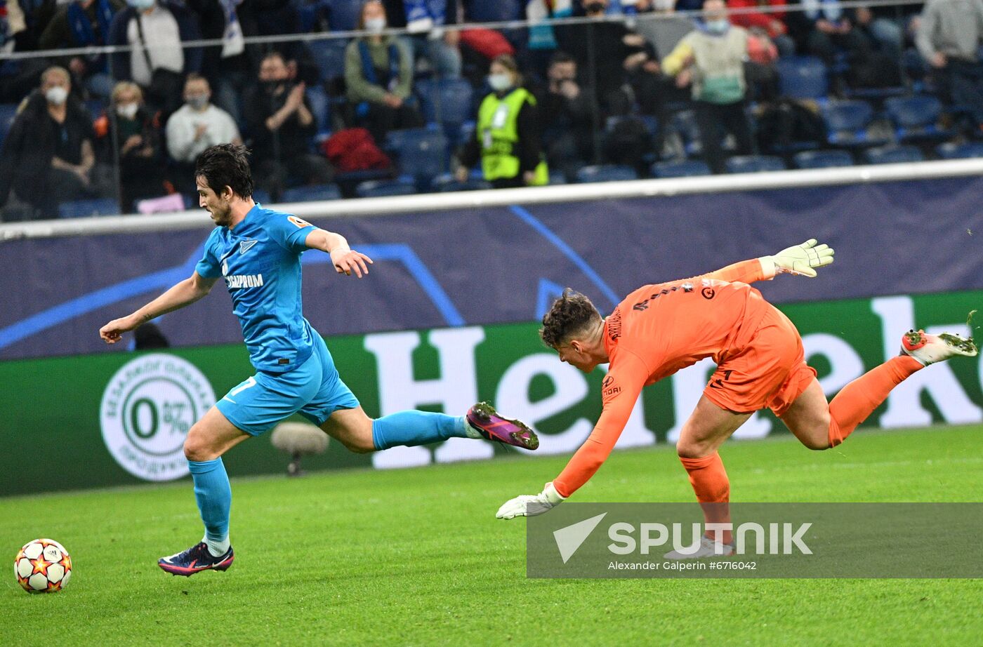 Russia Soccer Champions League Zenit - Chelsea