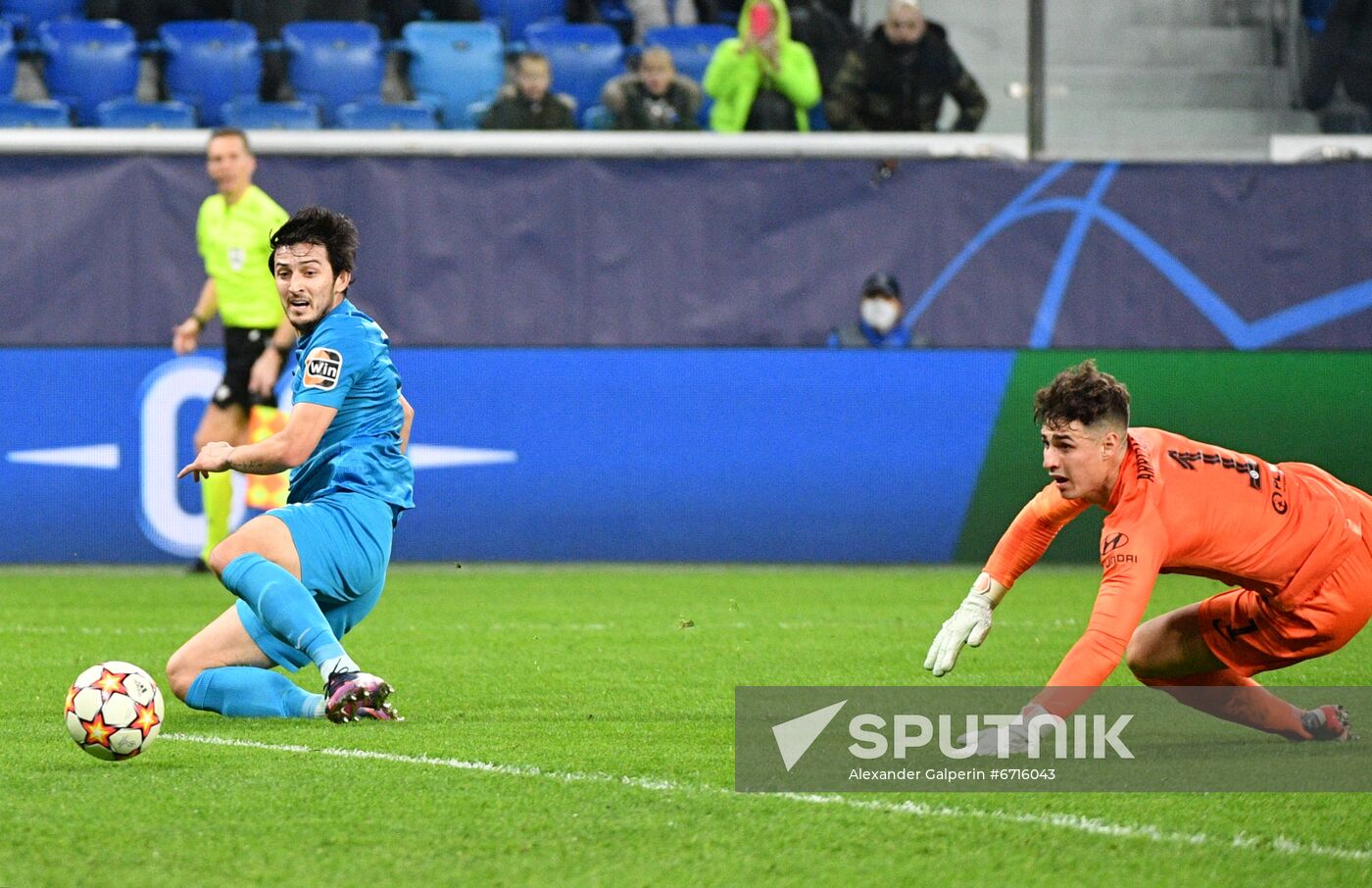 Russia Soccer Champions League Zenit - Chelsea